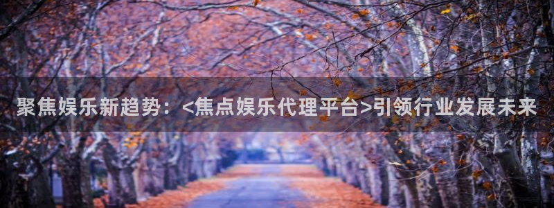 U8国际登录界面入口：聚焦娱乐新趋势：<焦点娱乐代理平台>引领行业发展未来