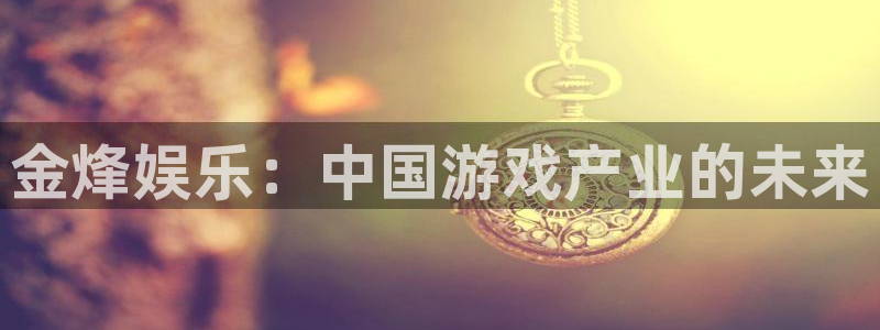 U8国际体育app下载：金烽娱乐：中国游戏产业的未来